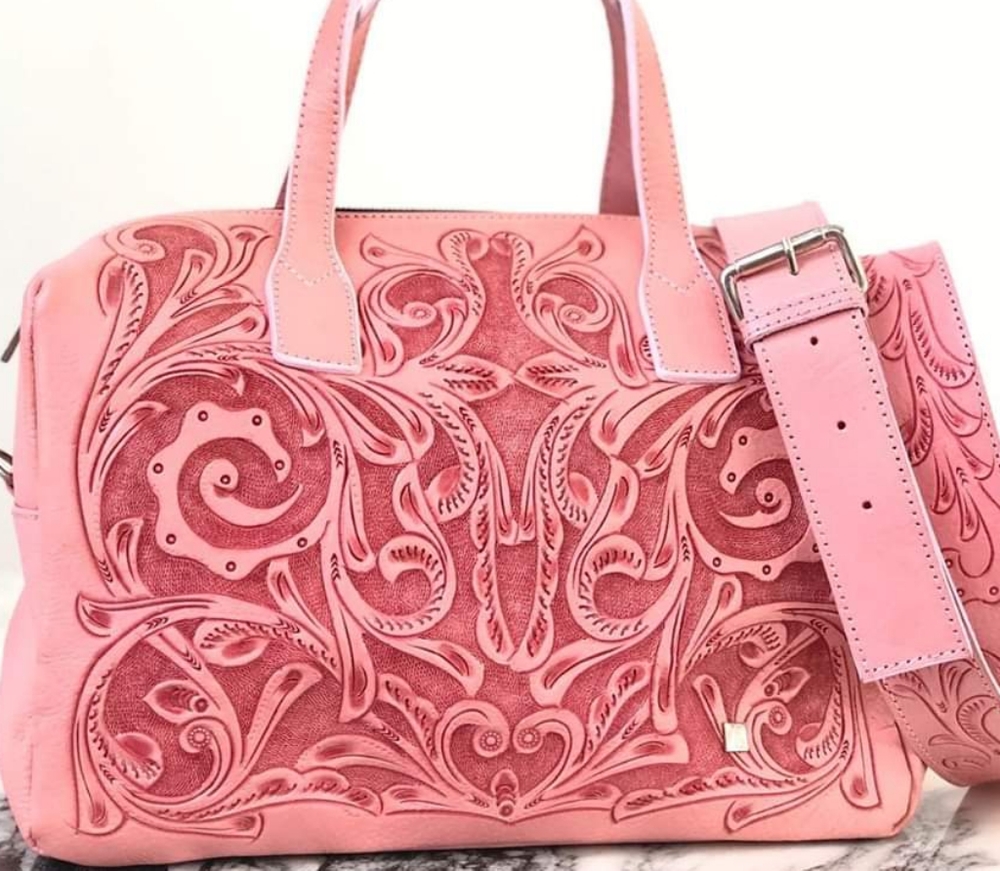 Pink Careyes tote